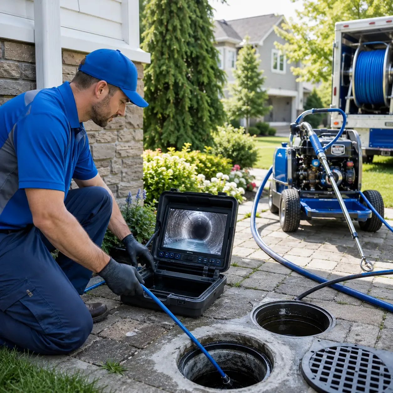 Outdoor drain cleaning professionals serving Castalian Springs, TN